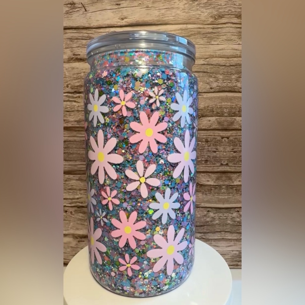 snowglobe cup (acrylic)